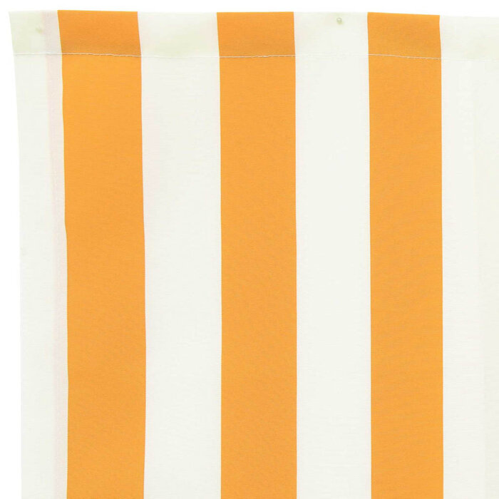 Vidaxl Markisen-Ersatzstoff 330 x 195 cm Gelb-Weiß - Jetzt bis zu 33% sparen