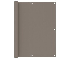 Vidaxl Balkonsichtschutz 120 x 600 cm, Taupe - wetterfest - bis zu 38% sparen