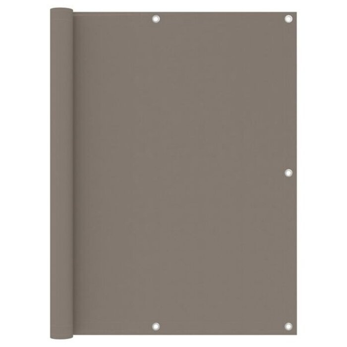 Vidaxl Balkonsichtschutz 120 x 600 cm, Taupe - wetterfest & robust, bis zu 32% reduziert