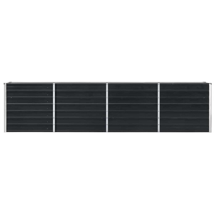 Vidaxl Großes Hochbeet 320x40x77 cm, Stahl Anthrazit - bis zu 34% sparen!