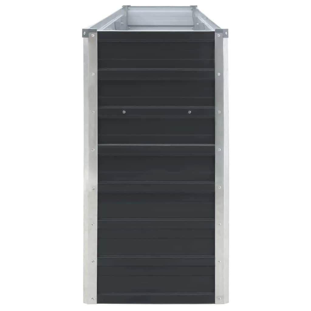 Vidaxl Großes Hochbeet 320x40x77 cm, Stahl Anthrazit - bis zu 34% sparen!