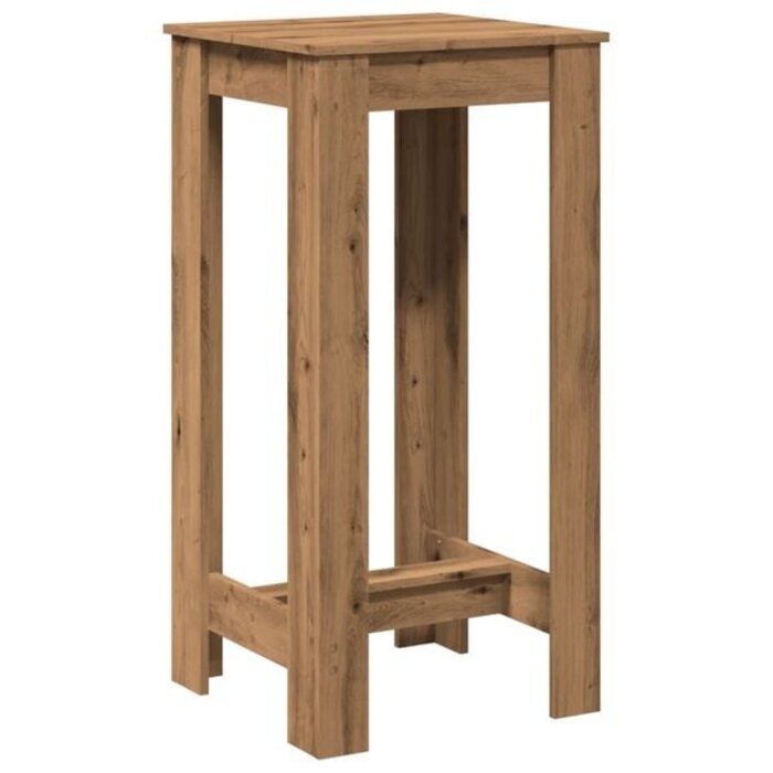 Vidaxl Eleganter Bartisch Artisan-Eiche, 51x50x103,5 cm - jetzt bis zu 53% reduziert