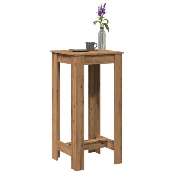 Vidaxl Eleganter Bartisch Artisan-Eiche, 51x50x103,5 cm - jetzt bis zu 53% reduziert