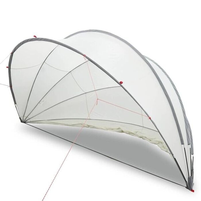 Vidaxl Poolüberdachung 472x460x229cm - UV-Schutz - Outlet bis zu 35% reduziert