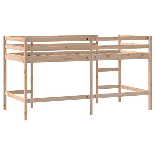 Vidaxl Hochbett Kinderbett 80x200 cm aus Kiefernholz - Sparen Sie bis zu 35%!