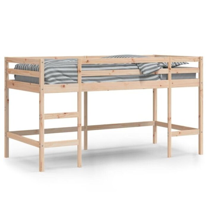 Vidaxl Hochbett Kinderbett 80x200 cm aus Kiefernholz - Sparen Sie bis zu 35%!