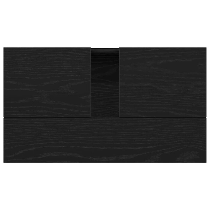 Vidaxl Eleganter Badezimmerschrank Schwarz Eiche 58x33x60cm - bis zu 33% Rabatt