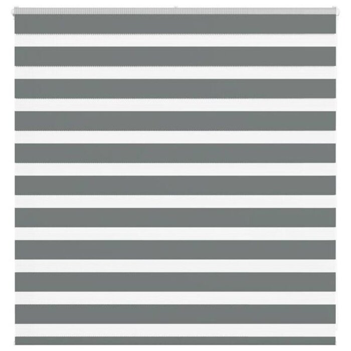 Vidaxl Doppelrollo 140x100 cm Dunkelgrau - Klemmfix oder Schraubmontage - bis zu 32%