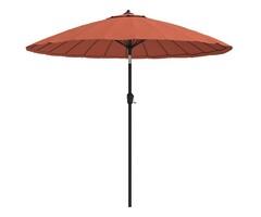 Vidaxl Stabiler Sonnenschirm 250 cm, Terracotta - Bis zu 41% Rabatt im Outlet