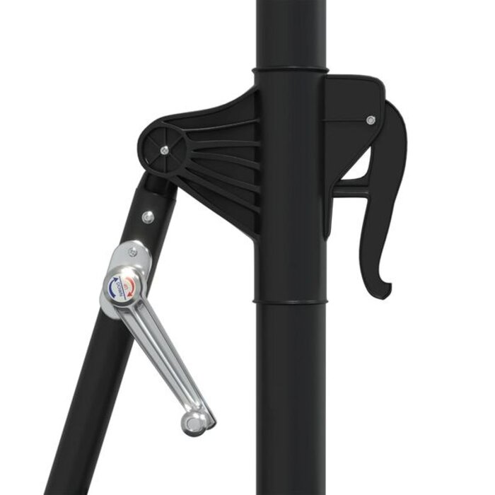Vidaxl Wand-Ampelschirm 300 cm Anthrazit - platzsparend & bis zu 34% günstiger