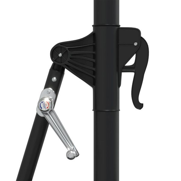 Vidaxl Wand-Ampelschirm 300 cm Anthrazit - platzsparend & bis zu 34% günstiger