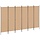 Flexibler Raumteiler 300x180 cm, Beige - bis zu 33% günstiger!
