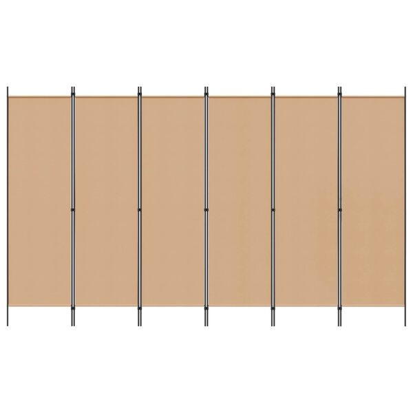 Vidaxl Flexibler Raumteiler 300x180 cm, Beige - bis zu 33% günstiger!