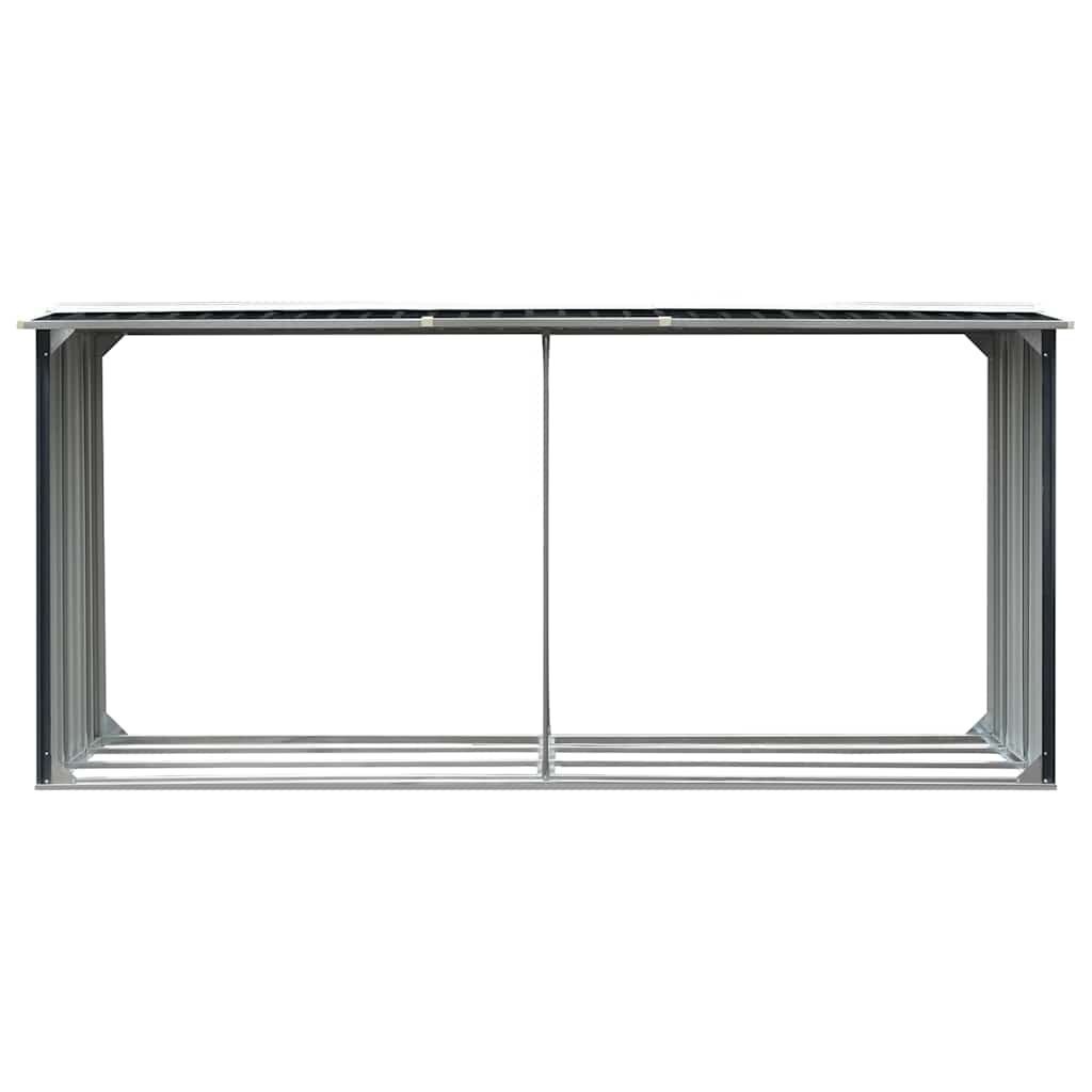 Vidaxl Kaminholzregal verzinkter Stahl 330x92x153 cm - jetzt bis zu 35% sparen