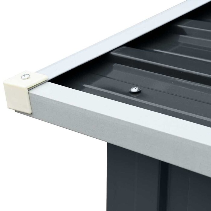 Vidaxl Kaminholzregal verzinkter Stahl 330x92x153 cm - jetzt bis zu 35% sparen
