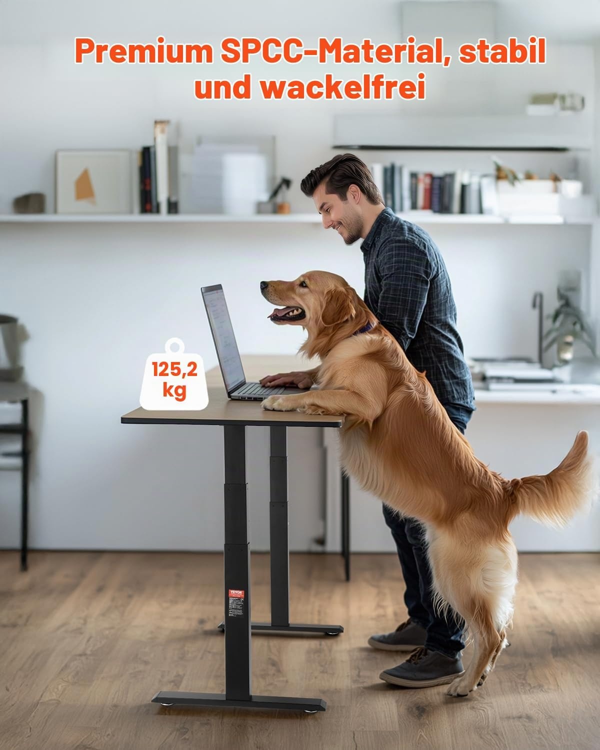 Elektrisches Schreibtischgestell, höhenverstellbar, Dual-Motor - bis zu 30% Rabatt