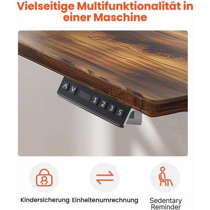 Elektrisches Schreibtischgestell, höhenverstellbar, Dual-Motor - bis zu 30% Rabatt