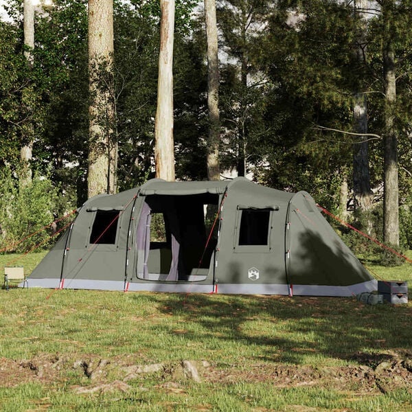 Vidaxl Tunneltent 6-Personen-Familienzelt Olivgrün - Jetzt bis zu 35% sparen