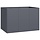 Großer Pflanzkübel 120x80x80 cm Anthrazit - bis zu 35% Rabatt