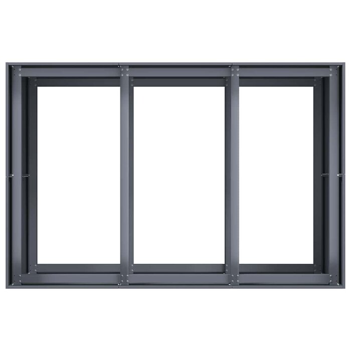 Vidaxl Großer Pflanzkübel 120x80x80 cm Anthrazit - bis zu 35% Rabatt