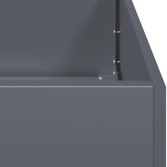 Vidaxl Großer Pflanzkübel 120x80x80 cm Anthrazit - bis zu 35% Rabatt