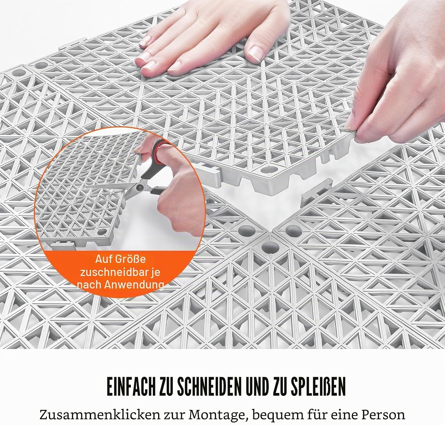 55er Set Drainagematten 30x30 cm - Rutschfester Boden - Jetzt bis zu 30% sparen