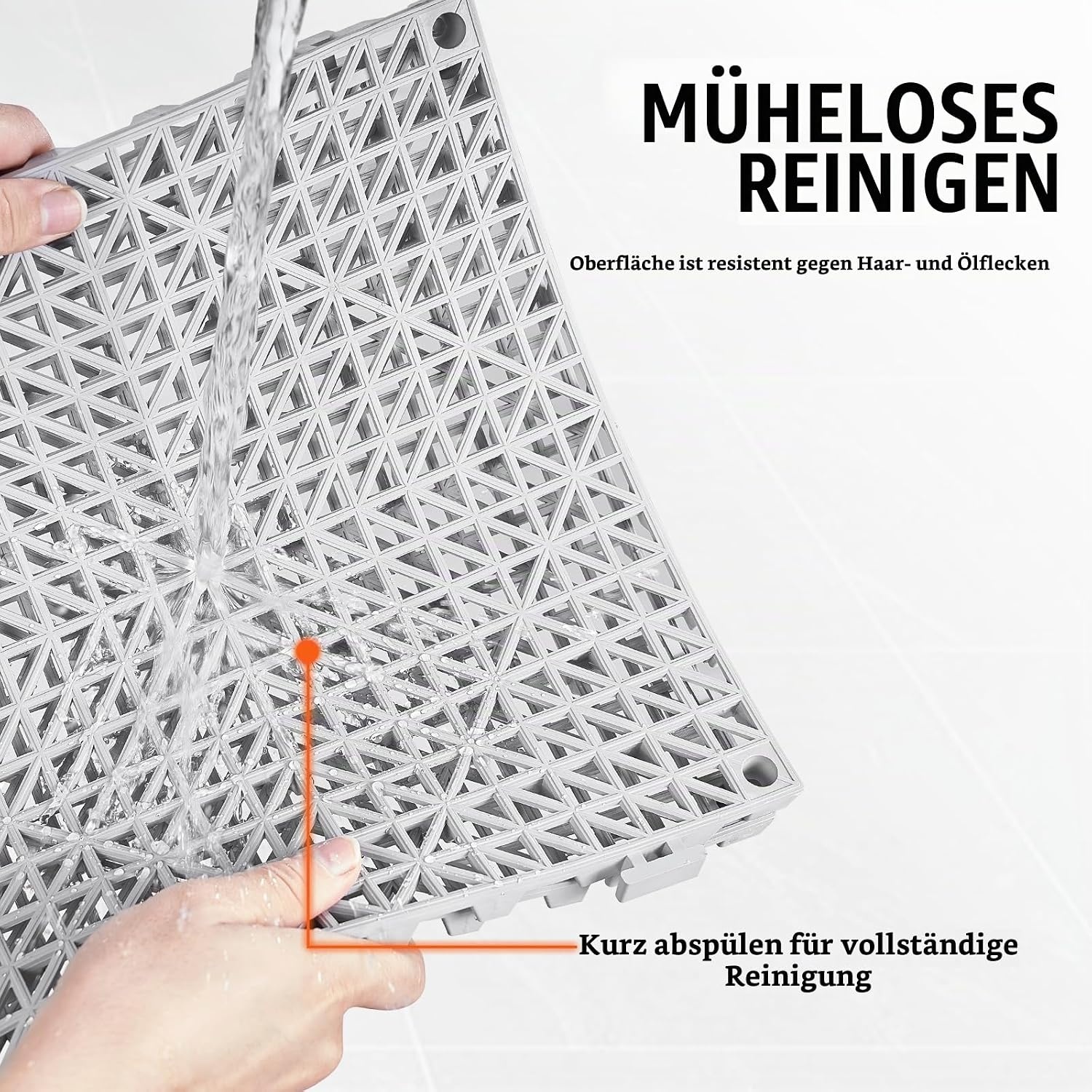 55er Set Drainagematten 30x30 cm - Rutschfester Boden - Jetzt bis zu 30% sparen