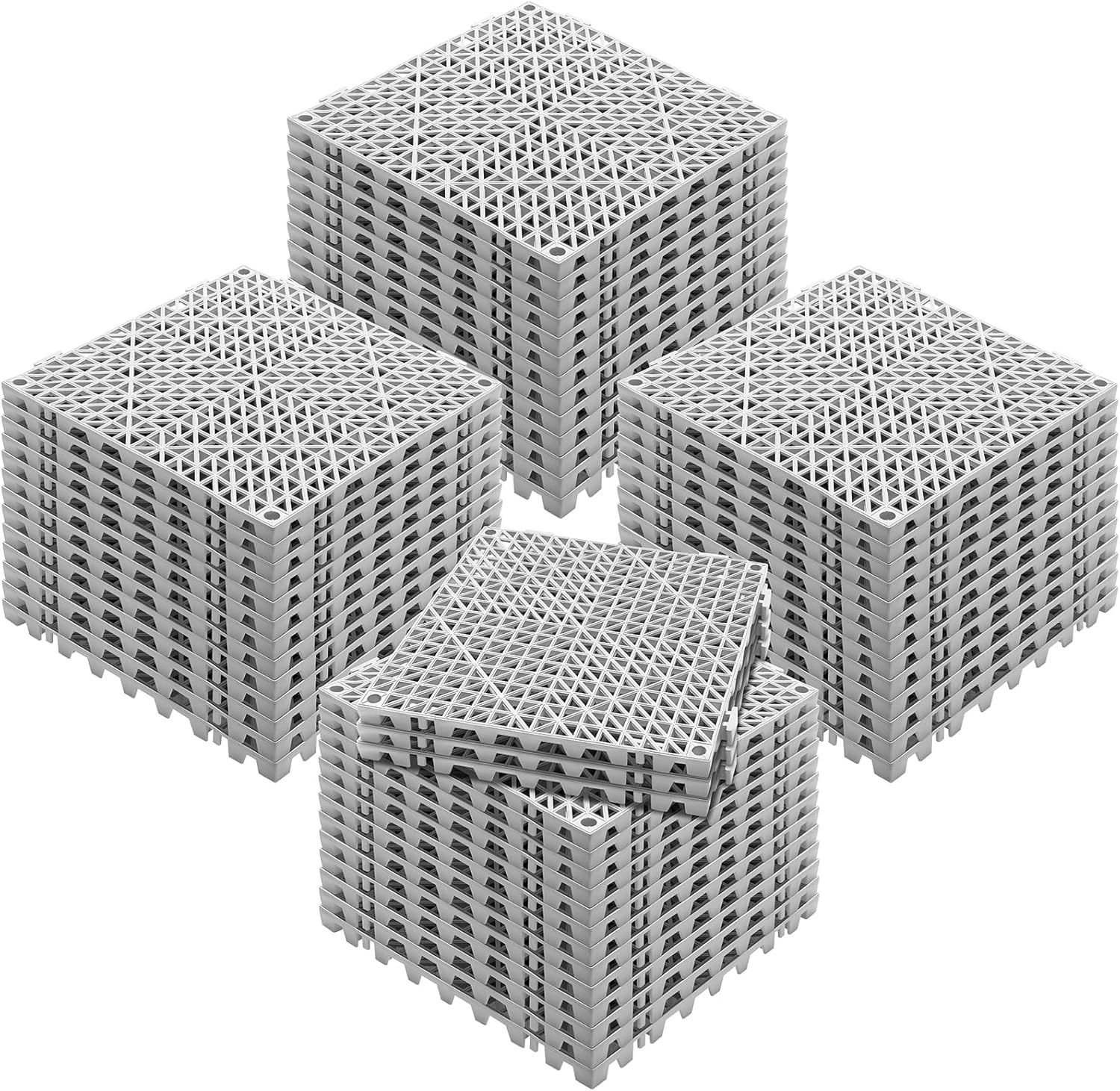 55er Set Drainagematten 30x30 cm - Rutschfester Boden - Jetzt bis zu 30% sparen