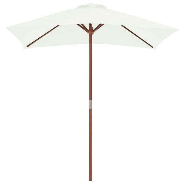 Vidaxl Sonnenschirm mit Holzstock 150x200 cm sand - bis zu 34% sparen