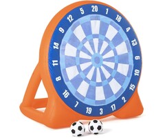 Aufblasbares Fußballtor für Kinder, Orange, 157 cm - bis zu 40% Rabatt