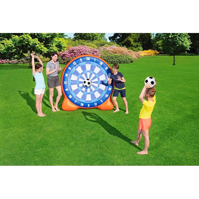 Aufblasbares Fußballtor für Kinder - Orange - bis zu 34 % sparen