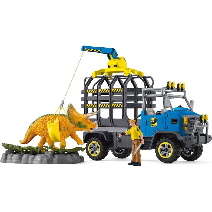 Dinosaurier Transport-Set mit LKW & Triceratops - jetzt bis zu 34% günstiger