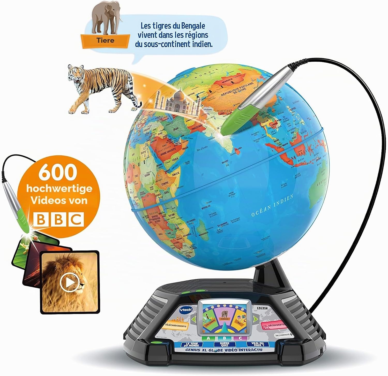 Vtech Interaktiver Lernweltball mit Videobildschirm - bis zu 30% Rabatt sparen