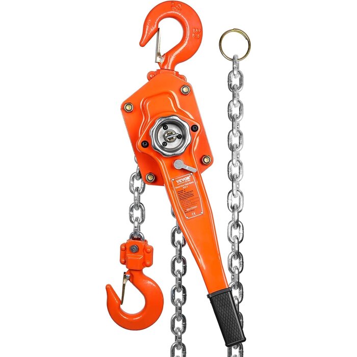 Vevor Profi-Hebelzug 3 Tonnen, 5,8 m Hub, G80-Kette - bis zu 35% Rabatt