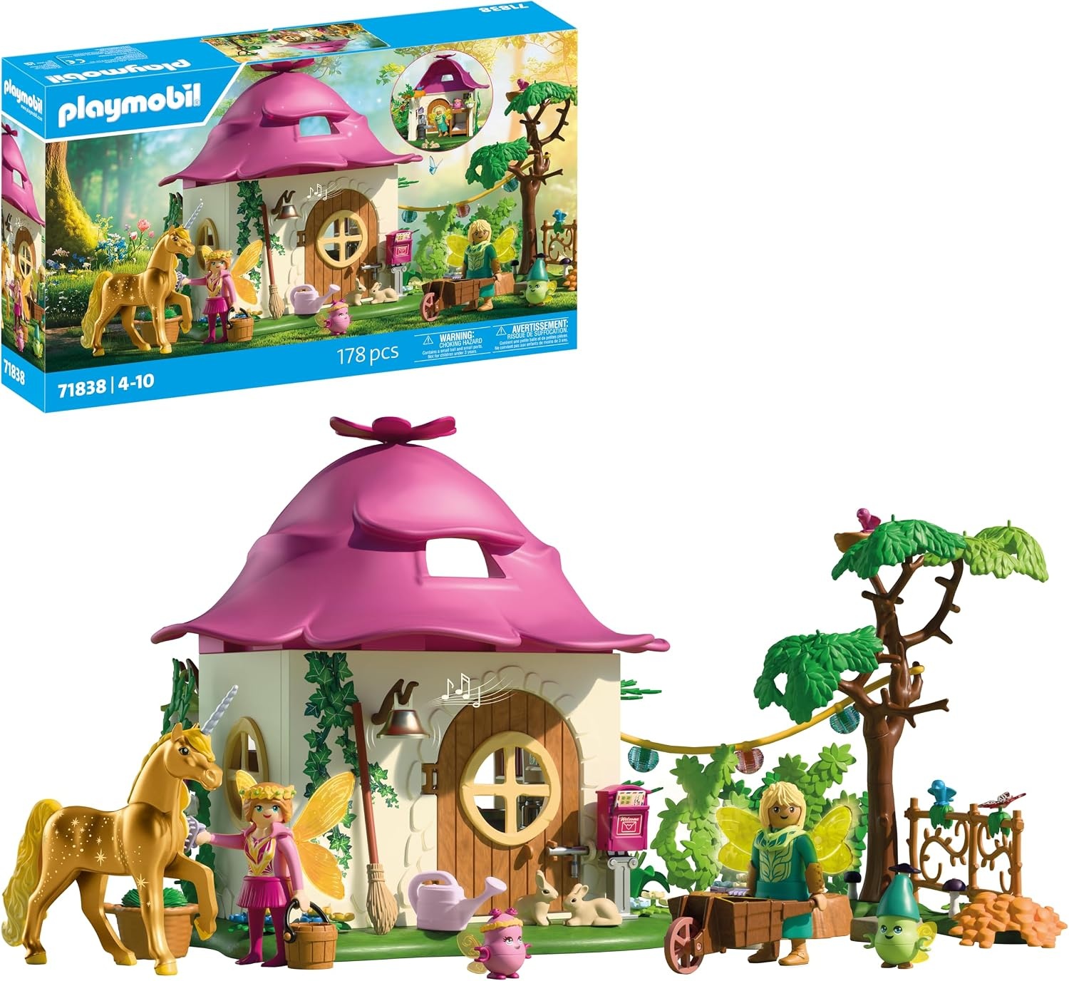 Magisches Feenhaus mit Einhorn - 178-tlg. Spielset - bis zu 34% Rabatt