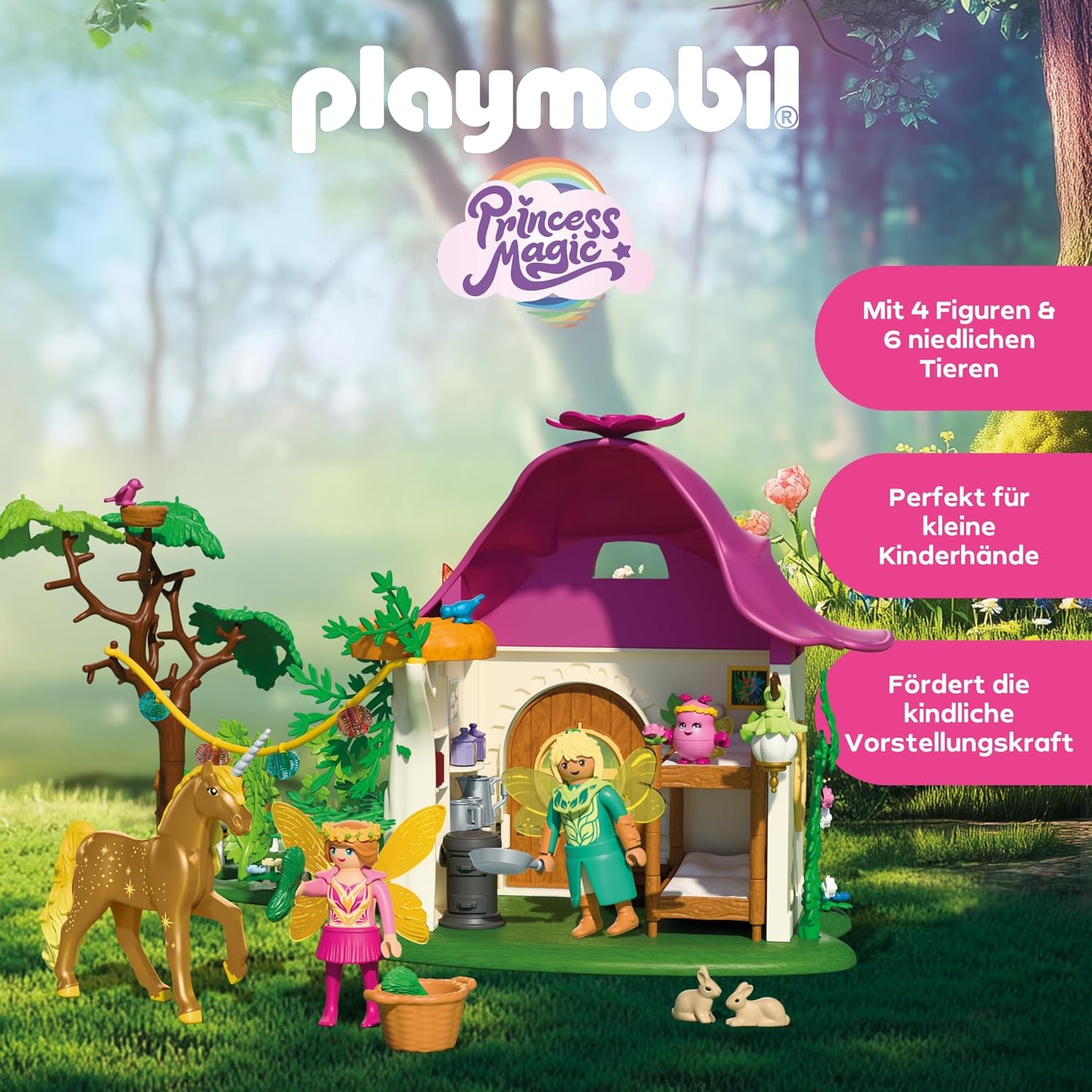 Magisches Feenhaus mit Einhorn - 178-tlg. Spielset - bis zu 34% Rabatt