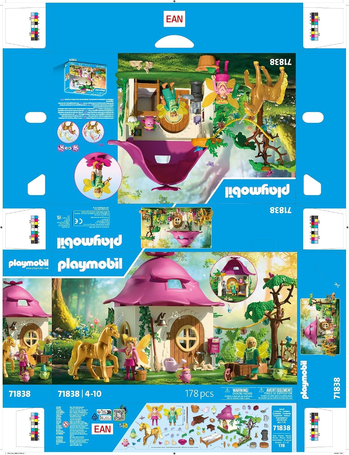 Magisches Feenhaus mit Einhorn - 178-tlg. Spielset - bis zu 34% Rabatt