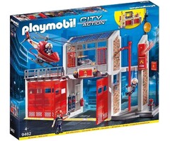 Playmobil Große Feuerwehrstation mit Hubschrauber - bis zu 36% Rabatt im Outlet