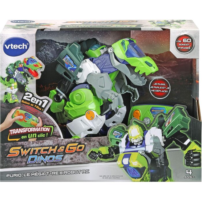 Vtech Interaktiver 2-in-1 Roboter-Dino mit Fernbedienung - bis zu 34% sparen