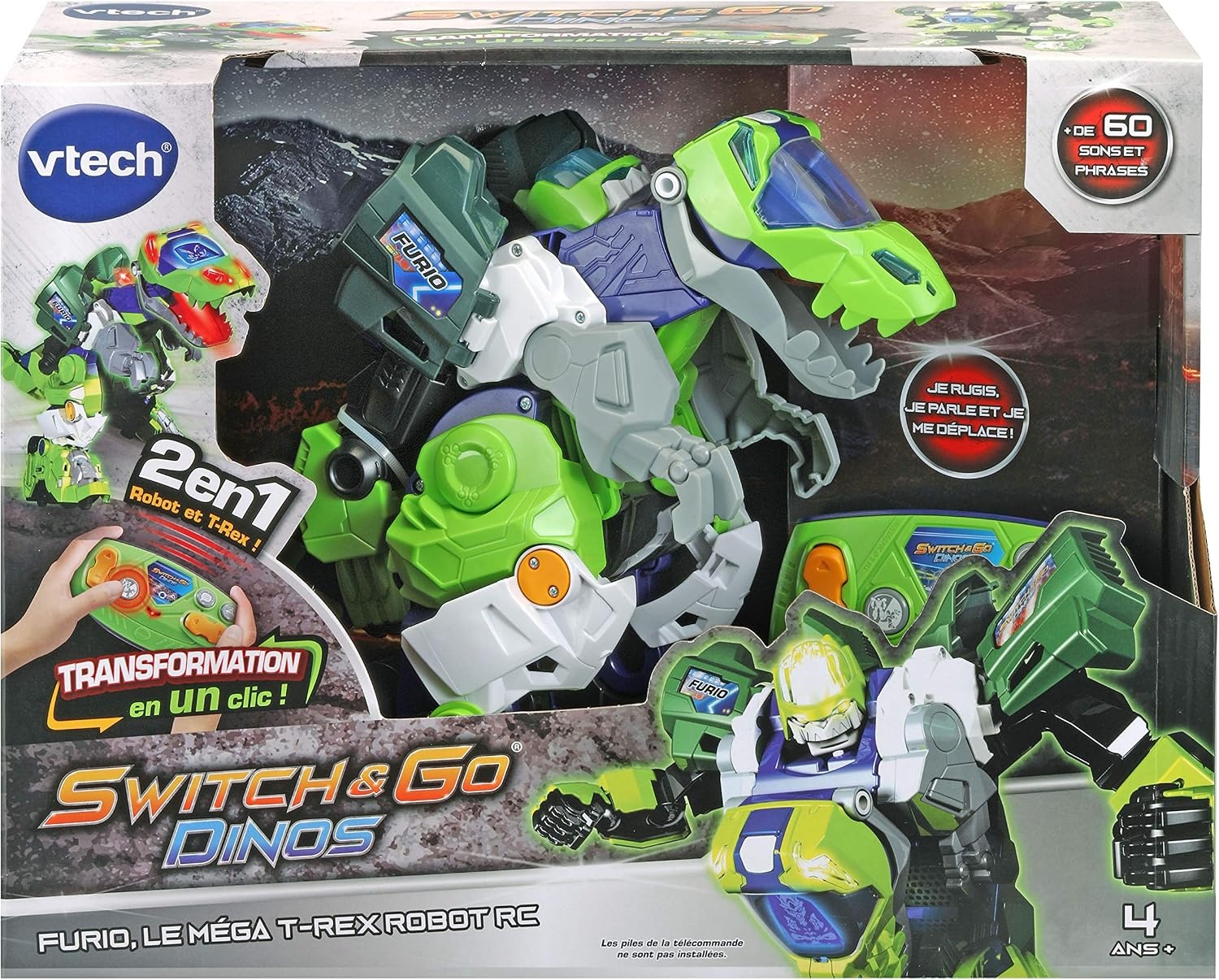 Vtech Interaktiver 2-in-1 Roboter-Dino mit Fernbedienung - bis zu 34% sparen