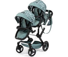 Zwillings-Puppenwagen mit verstellbarem Schieber - bis zu 40% Rabatt