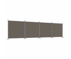 Vidaxl Flexibler Raumteiler 698x180 cm - Anthrazit - Jetzt bis zu 40% günstiger