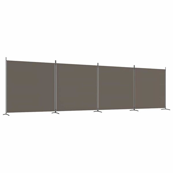 Vidaxl Raumteiler 698x180 cm Anthrazit - Sichtschutz - Jetzt bis zu 34% günstiger