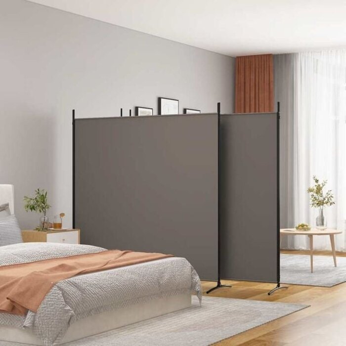 Vidaxl Raumteiler 698x180 cm Anthrazit - Sichtschutz - Jetzt bis zu 34% günstiger