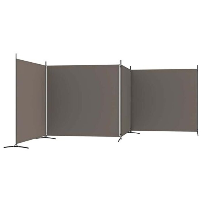 Vidaxl Raumteiler 698x180 cm Anthrazit - Sichtschutz - Jetzt bis zu 34% günstiger