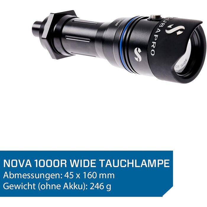 Leistungsstarke Tauchlampe 1000 Lumen - bis zu 30% Rabatt im Outlet