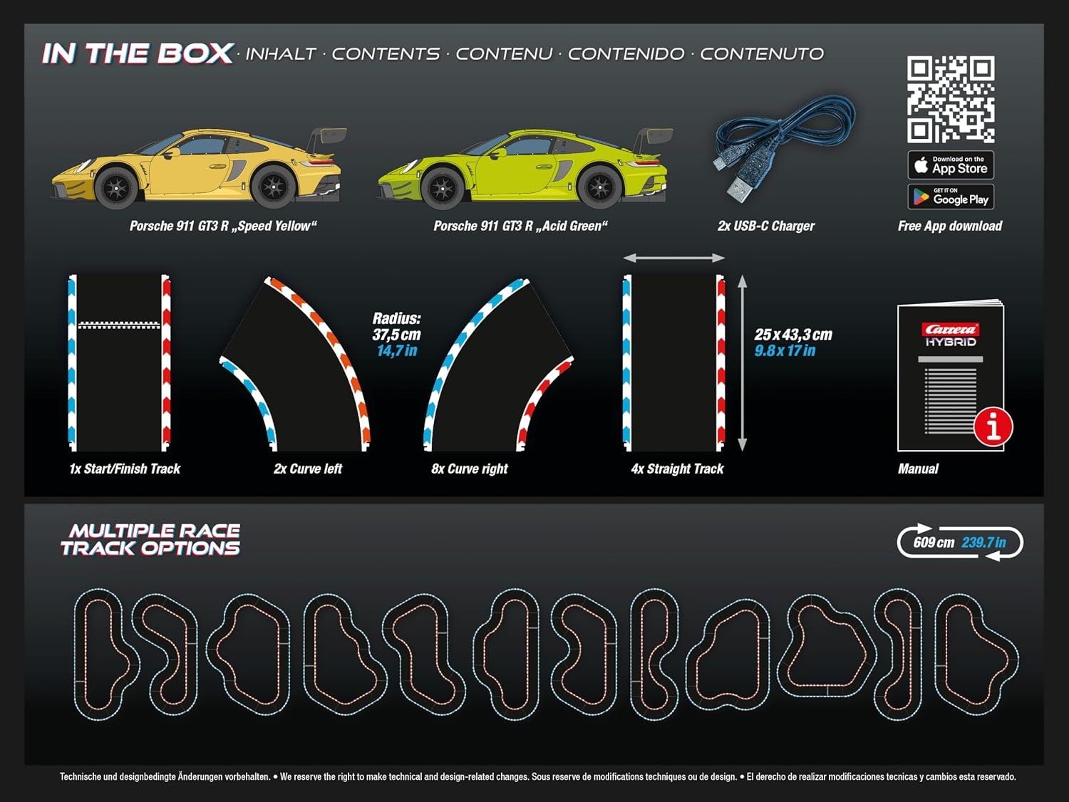 Carrera KI-gestützte Hybrid-Rennbahn Porsche 911 GT3 R 1:50 - bis zu 34% Rabatt