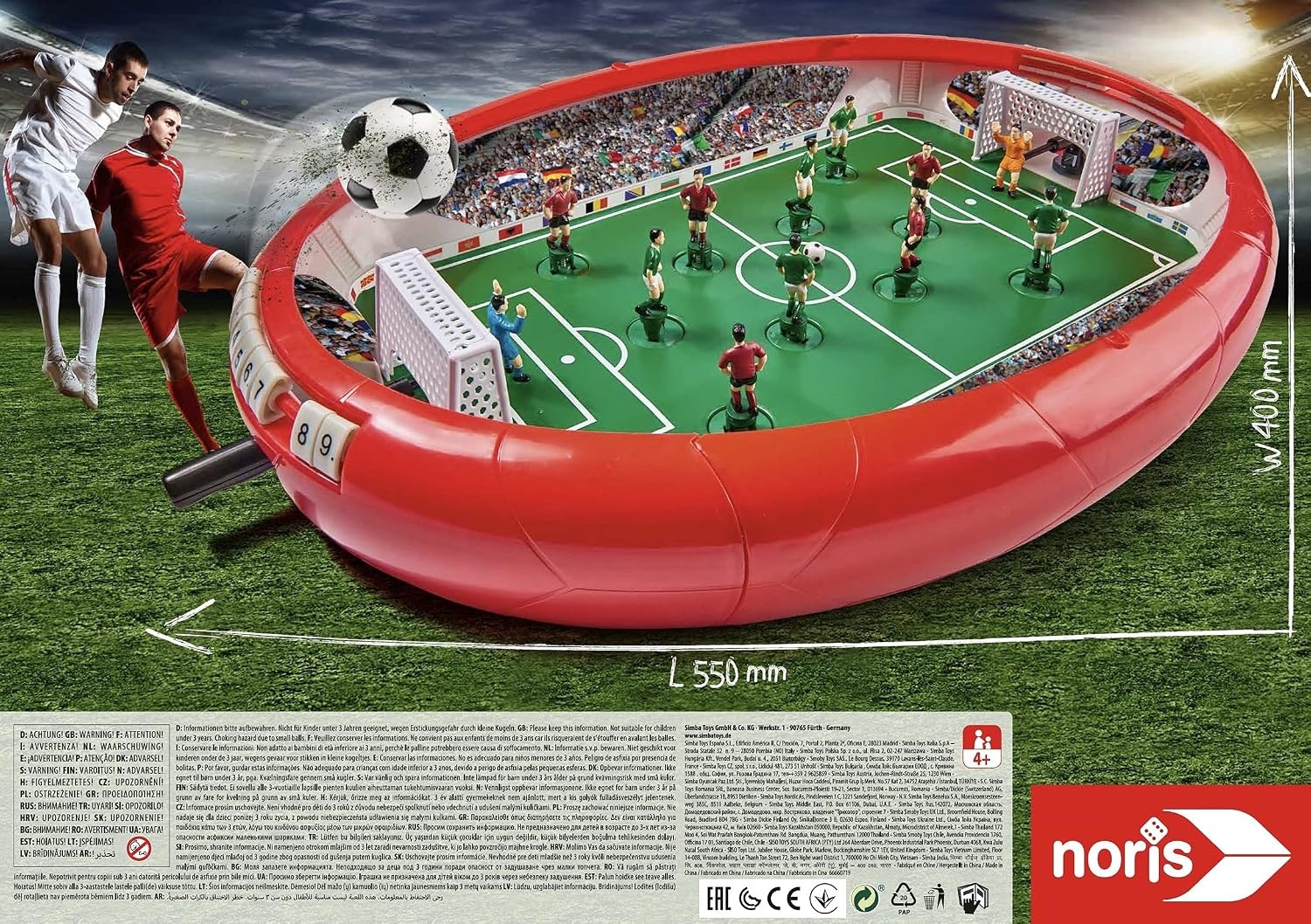 Tischkicker Fußball-Arena - jetzt bis zu 33% Rabatt auf Rückläufer sichern!