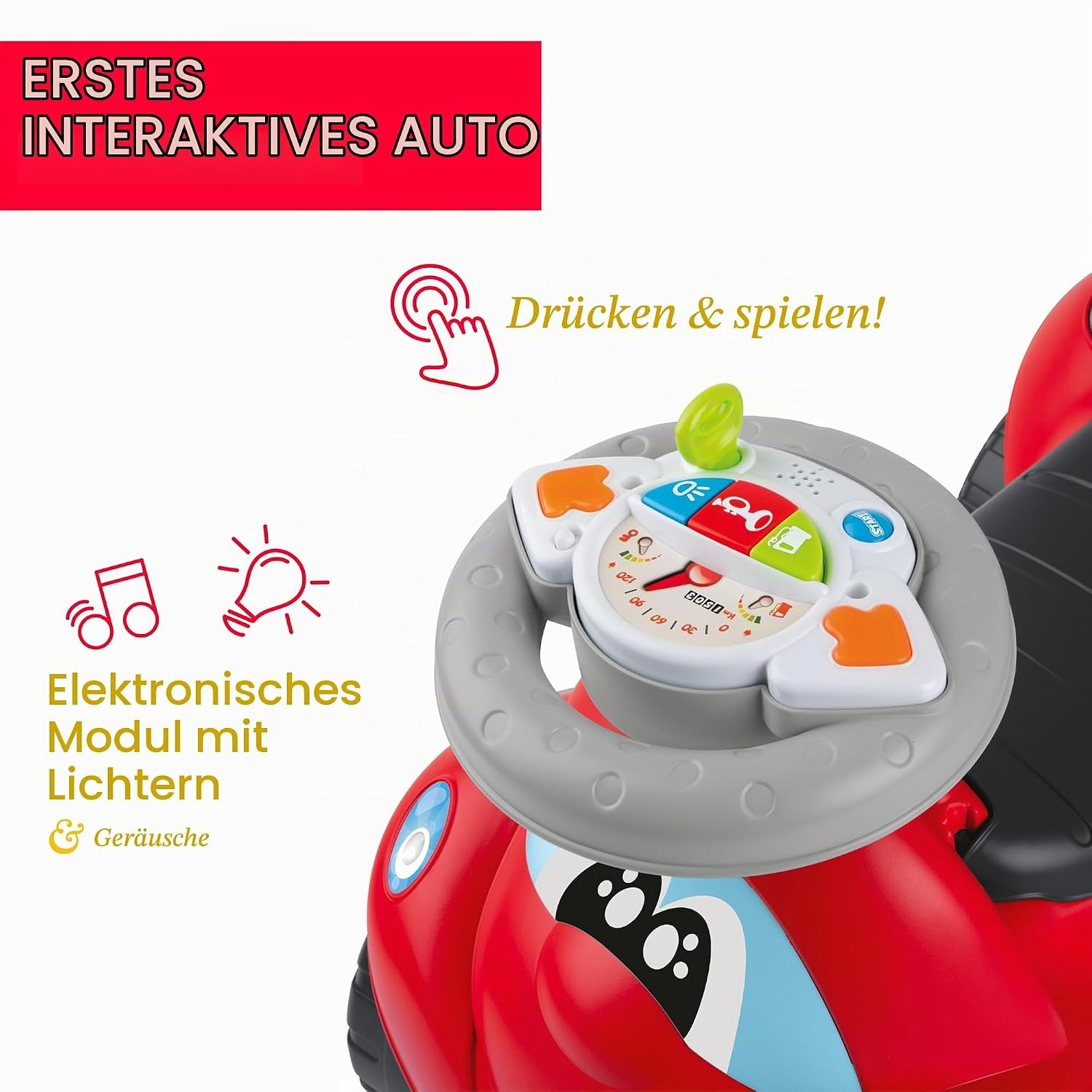 Chicco 2-in-1 Lauflernwagen & Rutschauto aus Recycling-Kunststoff - bis zu 33% reduziert
