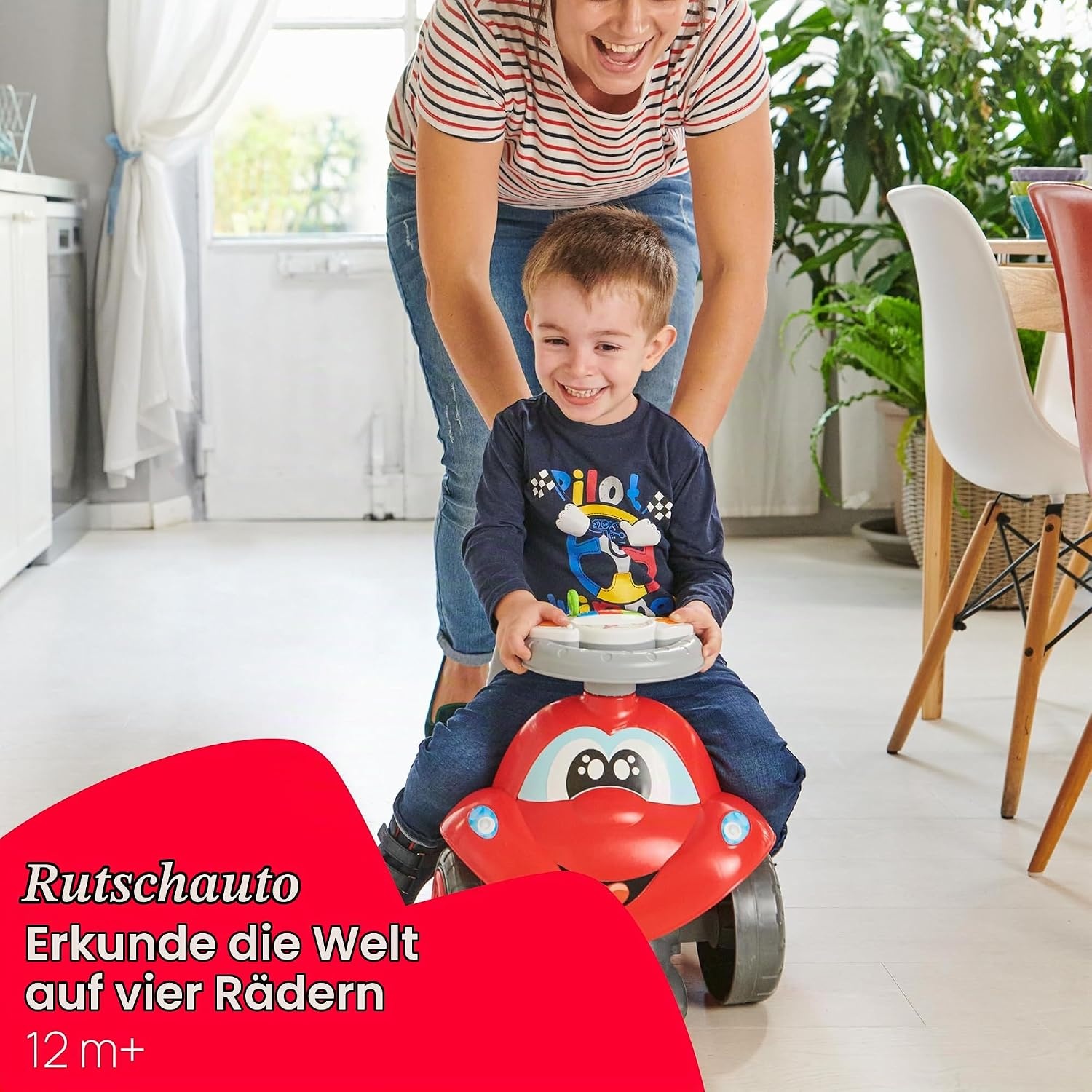 Chicco 2-in-1 Lauflernwagen & Rutschauto aus Recycling-Kunststoff - bis zu 33% reduziert